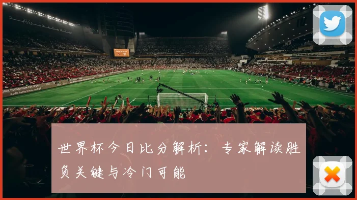 世界杯今日比分解析:专家解读胜负关键与冷门可能